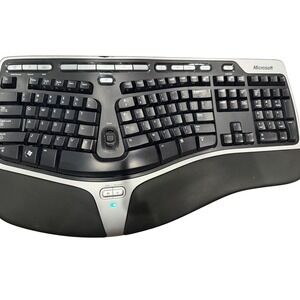 Microsoft Natural Wireless Ergonomic Keyboard 7000 Sculpted Design works